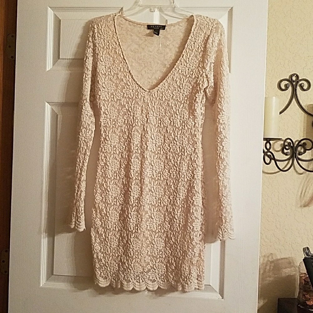 Cream colored dress